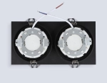 Светильник встраиваемый TN6615/2 BK черный IP44 GX53/2 max 15W 215*110*24
