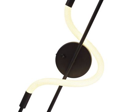 08040K-L,19 Настенный светильник Далия черный w23*9 h59 Led 15W (4000K)