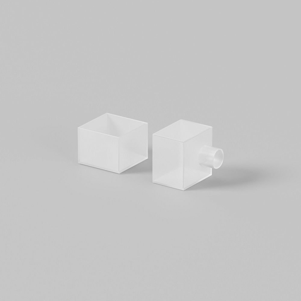 Заглушки для гибкого неона 16x16 мм 2 шт. (выход вверх/вниз), 432018. TM Maytoni