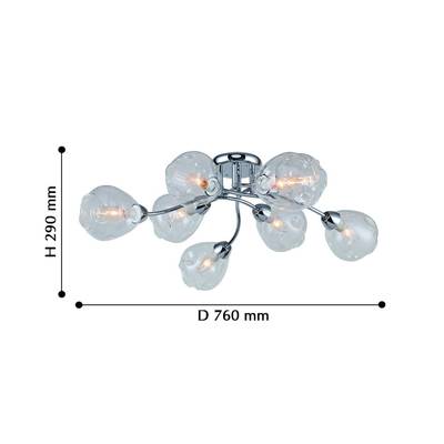 Потолочный светильник Polar 2340-8U. ТМ F-Promo
