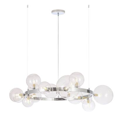 Люстра Crystal Lux AGATA SP15 V2 CHROME/TRANSPARENTE 0034/315
