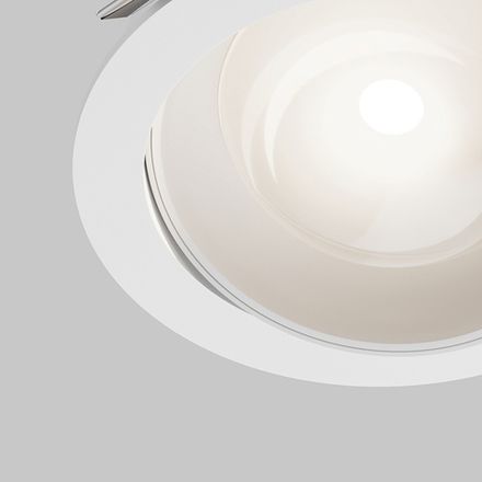 Встраиваемый светильник Lens 12Вт 3000К 70°, DL105-12W3K-W. TM Maytoni