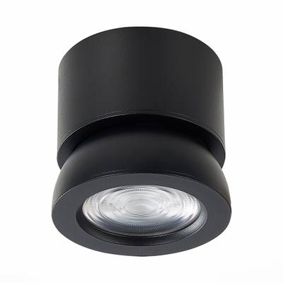 ST654.432.10 Светильник потолочный Черный LED 1*10W 3000K 850Lm Ra&gt;90 38° IP20 D95xH96 180-240V