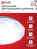Светильник светодиодный DECO ДАЙМОНД 70Вт 6500К 6300лм 230В 496х85мм IN HOME 4690612052489