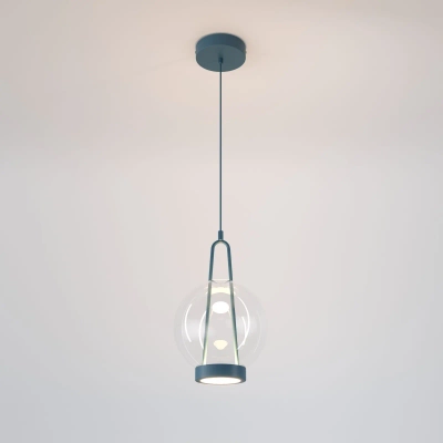 Подвесной светодиодный светильник со стеклянным плафоном 50267/1 LED синий, LED