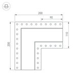 Угол SL-LINIA55-FANTOM (Arlight, Металл)