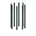 L8T747237 Люстра TUBO LED 40W 2400LM 25G ЧЕРНЫЙ 3000K (574737+747237 (8шт)