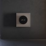 VLS070114 Терморегулятор электронный VOLTUM S70 с индикацией и датчиком, для теплого пола, (капучино). (ТМ Maytoni)