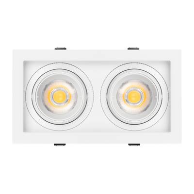 Светильник MS-VORTEX-BUILT-S210x117-2x20W Warm3000 (WH-WH, 40 deg, 230V) (Arlight, IP20 Металл, 5 лет)