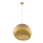Светильник подвесной Crystal Lux MALAGA SP1 D360 GOLD 0865/201