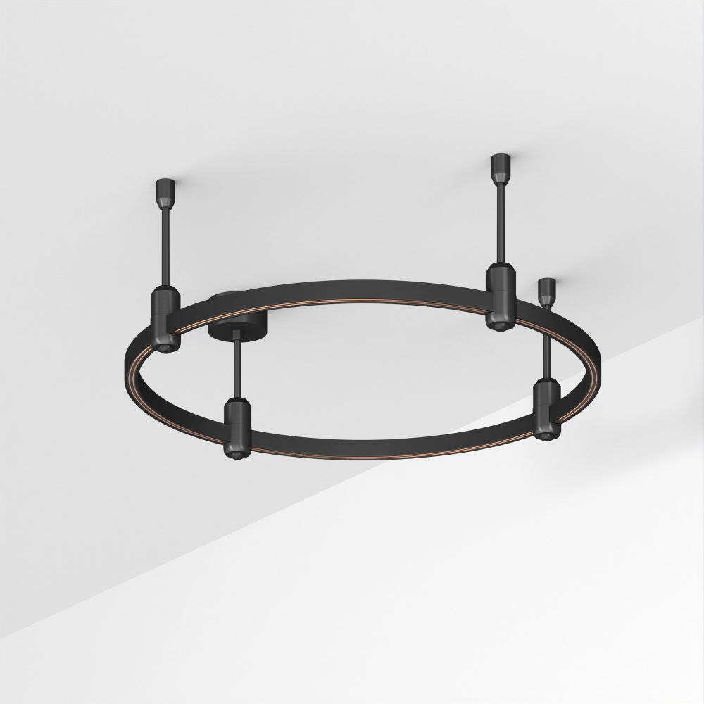 Основание ART-APRIORI-ROUND-ROD-200-R600 (BK) (Arlight, IP20 Металл, 3 года)