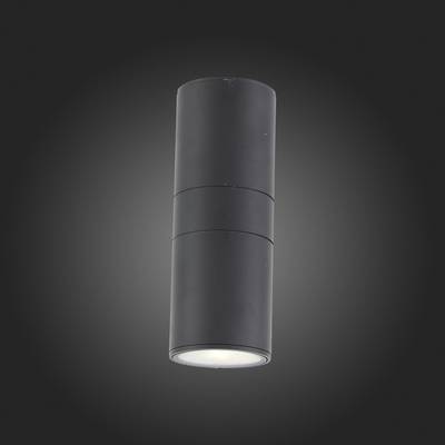 SL074.411.02 Светильник уличный настенный ST-Luce Черный/Черный LED 2*8W 4000K