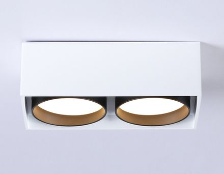 Светильник накладной TN70872/2 WH/BK белый/черный GX53/2 max 12W 185*92*62