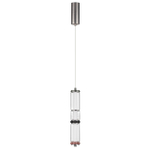 5456/12L L-VISION ODL_EX26 045 темный сатин.никель/терракот/черный Подвес LED 12W 4000K COLLIER