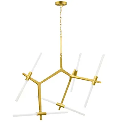 742103 Люстра STRUTTURA 10х6W (led) G9 ЗОЛОТО МАТОВЫЙ Lightstar