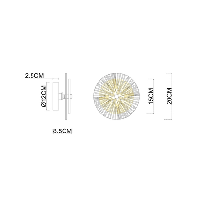 Декоративная подсветка Arte Lamp AJOUR A1258AP-1PB, 1хLED