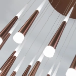 Citilux Вегас CL227163 LED Люстра каскадная Коричневая