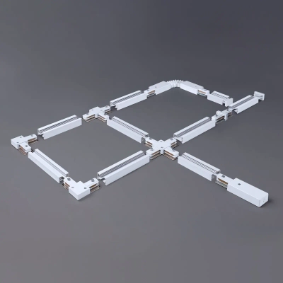 Basic System Гибкий коннектор для шинопровода белый TRC-1-1-FLEX-WH