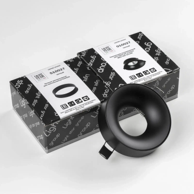 L01002727 Светильник LEVIGO MR16/HP16 ЧЕРНЫЙ МАТОВЫЙ (010027+510027)