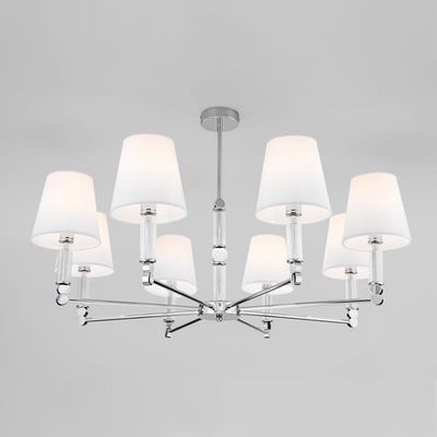 Умная потолочная люстра 60145/8 хром