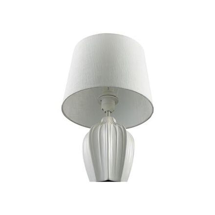 8120/1T COMFI LN25 белый, керамика/текстиль Настольная лампа E27 1*60W 220V SONA