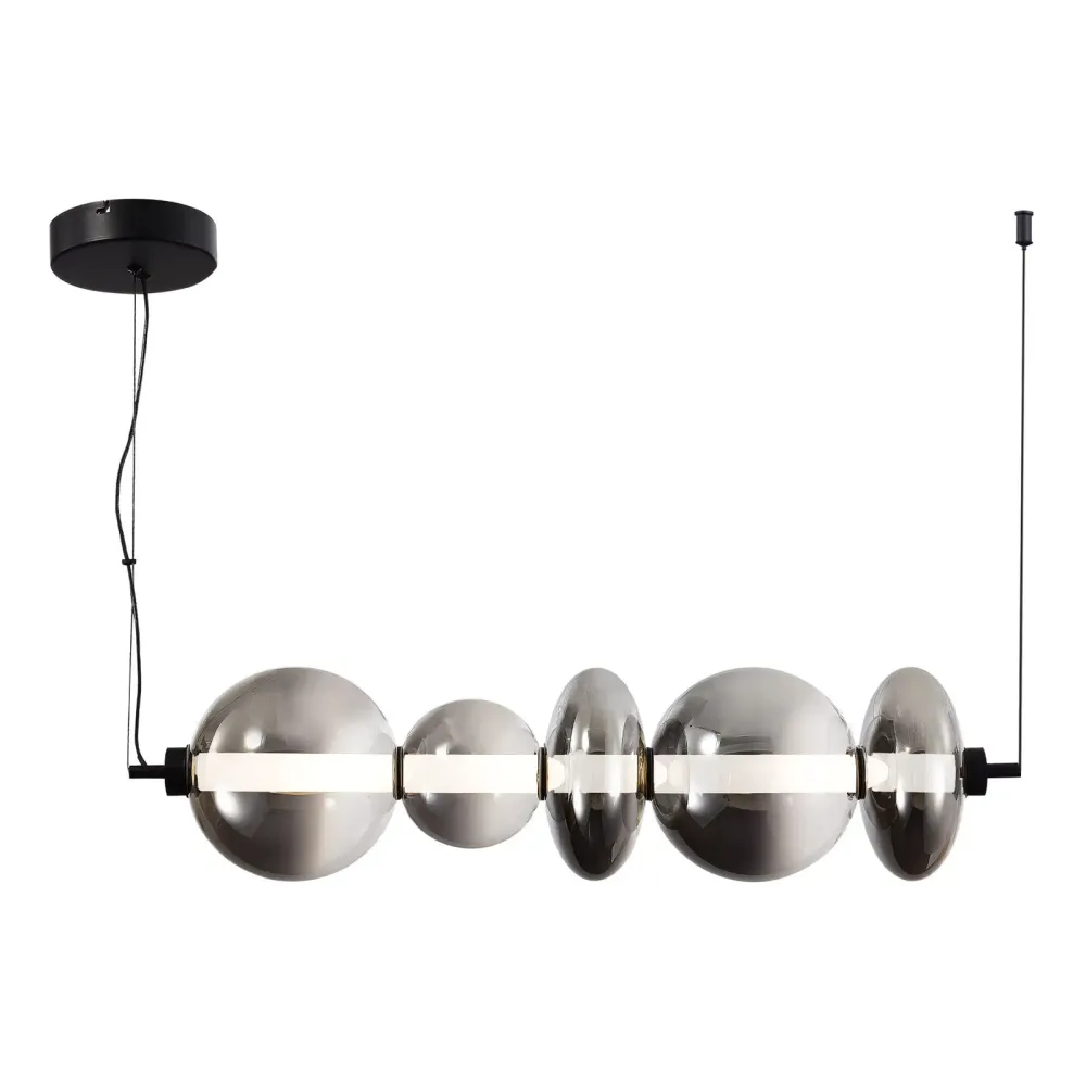 SL6119.413.40 Светильник подвесной ST-Luce Черный/Дымчато-Серый LED 1*40W 3000K