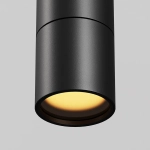 Уличный трековый подвесной светильник Фокус / Focus Led Elasity IP 3000К 8Вт 38° черный, O-TR01-1-P-8WB3K. TM Maytoni
