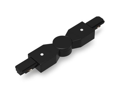 Коннектор поворотный шарнирный для однофазного шинопровода Standard 220V GL7180 BK черный 285*35*20