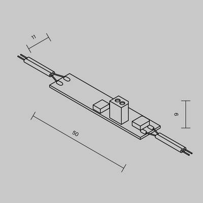 ИК-выключатель 12-24VDC 3A 751001. TM Maytoni