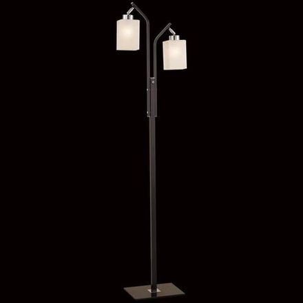 Citilux Оскар CL127921 Торшер с поворотными плафонами Венге Хром