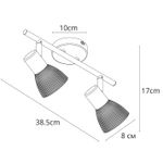 Спот Arte Lamp PARRY A5062AP-2AB, 2хE14