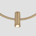 Подвесной светильник 50257/3 LED черный/ латунь, LED
