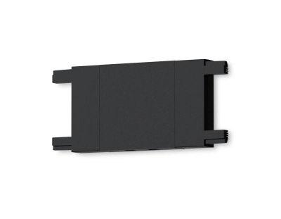 Коннектор прямой для накладного шинопровода Magnetic Ultra Slim GV1109 BK черный 46*26*26