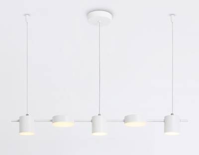 Светильник светодиодный подвесной FL51678/5 WH белый 3000K/4200K/6400K 25W 790*100*1000 (Без ПДУ)