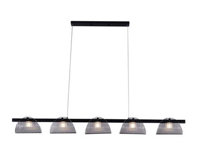 Люстра Каспи черный L132 h150 Led 5*6W (4000K)