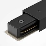 Прямой коннектор питания с вводом питания Unity черный, TRA001CB-11B. TM Maytoni