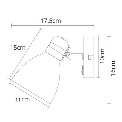 Спот Arte Lamp FAFNIR A5047AP-1BK, 1хE27
