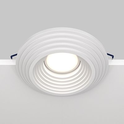 Встраиваемый светильник Gyps Modern GU10 10Вт, DL004-1-01-W-1. TM Maytoni