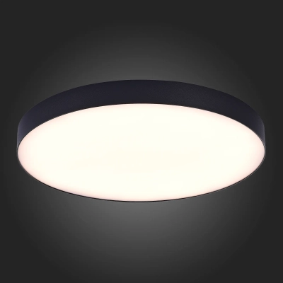 ST606.432.96 Светильник потолочный Черный LED 1*96W 3000K 8 640Lm Ra>85 120° IP20 D600xH55 185-265V