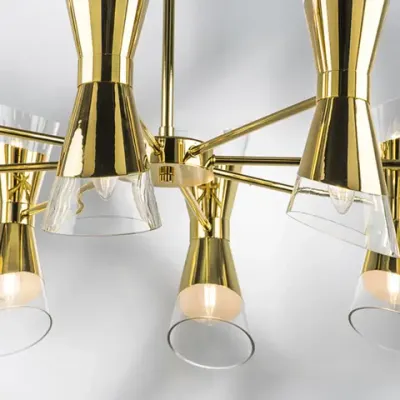 817162 Люстра STRATO 16х40W E14 ЗОЛОТО Lightstar