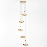 Citilux Дуэт CL719052 LED Подвесной светильник Золото
