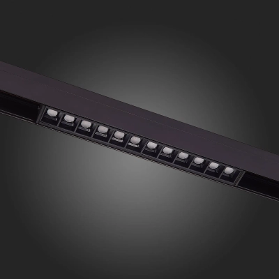 ST361.436.12 Магнитный трековый светильник Черный LED 1*12W 3000K 1 009Lm Ra>80 36° IP20 L222xW22xH44 48V