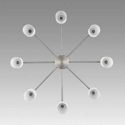 8099/8C COMFI LN26 105 никель/белый металл/стекло Люстра потолочная Е14 8*40W 220V MAVE