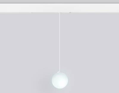 Светильник светодиодный диммируемый для шинопровода Magnetic 220V GL1441 WH/FR белый/белый матовый IP20 10W 3000K-6400K 120° D120 H1500 (Без ПДУ)