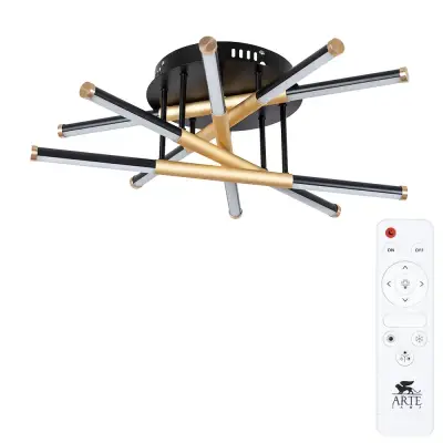 Потолочная люстра Arte Lamp FERNANDO A2199PL-5BK, 1хLED