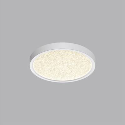 7661/18L MITRA LED SN 090 Светильник пластик/белый LED 18Вт 3000/4000K D230 IP40 OMEGA WHITE