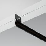 Шинопровод 1м встраиваемый под ГКЛ 12,5мм Basity, черный, TRX172-121B. TM Maytoni