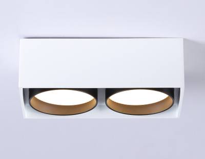 Светильник накладной TN70872/2 WH/BK белый/черный GX53/2 max 12W 185*92*62