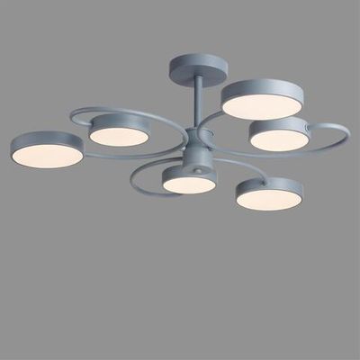 5656/90CL LEDIO LN23 279 серый Люстра потолочная LED 90W 3000-6000K 3606Лм 220V EVIN