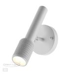 4239/1W HIGHTECH ODL21 381 белый/металл Настенный св-ник выкл на плафоне IP20 LED GU10 max 10W MEHARI